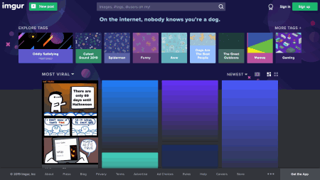 Visit Imgur video host